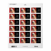 クリスマスボクサー犬 ラベル (フルシート)