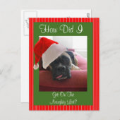 クリスマスボクサー シーズンポストカード (正面/裏面)