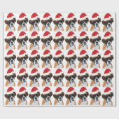 クリスマスボクサー ラッピングペーパー (フラット)