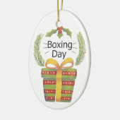 クリスマスボクシングの日 セラミックオーナメント (左)