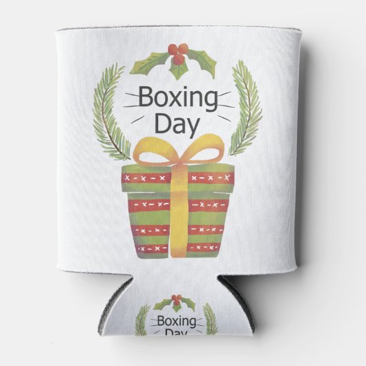 クリスマスボクシングの日 缶クーラー (正面)