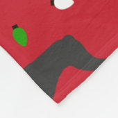 クリスマスボストンテリアシェルパブランケット フリースブランケット (角)