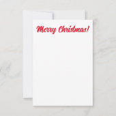 クリスマスボストンテリアドリーカード サンキューカード (裏面)