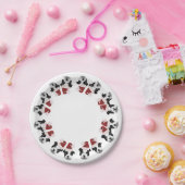 クリスマスボストンテリアーズ紙プレート ペーパープレート (パーティー)