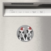 クリスマスボストンテリア マグネット (インサイチュ (食洗機))