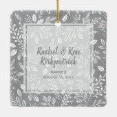 クリスマスボタニカルセラミックスオーナメント セラミックオーナメント (裏面)