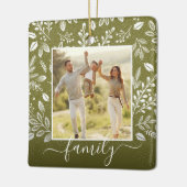 クリスマスボタニカルセラミックスオーナメント セラミックオーナメント (左)