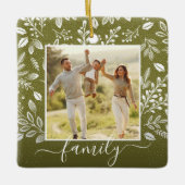 クリスマスボタニカルセラミックスオーナメント セラミックオーナメント (正面)