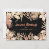 クリスマスボタニカルフラット シーズンカード (正面)