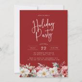 クリスマスボタニカルホリデーパーティー 招待状 (正面)