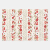 クリスマスボタニッエレガントクの葉 ラッピングペーパーシート (正面2)