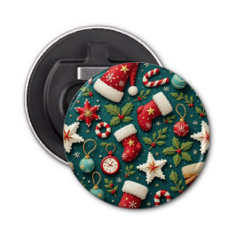 クリスマスボタン型栓抜き 栓抜き