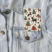 クリスマスボタン 缶バッジ (インサイチュ)