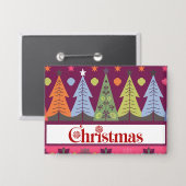 クリスマスボタン 缶バッジ (正面/裏面)