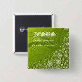 クリスマスボタン 缶バッジ (正面&裏面)