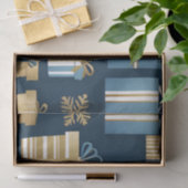 クリスマスボックスティッシュペーパー 薄葉紙 (ギフト)