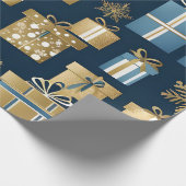 クリスマスボックスラッピング紙 ラッピングペーパー (角)