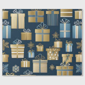 クリスマスボックスラッピング紙 ラッピングペーパー (フラット)
