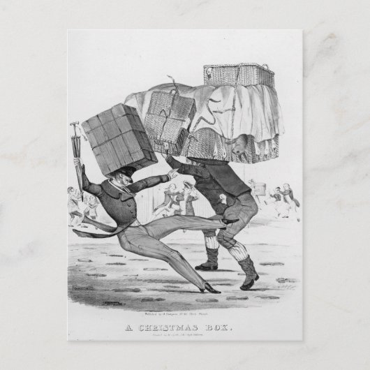 クリスマスボックス1836年 シーズンポストカード (正面)