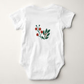 クリスマスボディスーツ ベビーボディスーツ (裏面)