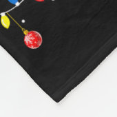 クリスマスボディビルでジムに行きそうだ フリースブランケット (角)