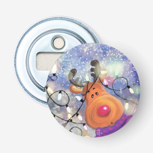 クリスマスボトルオープナーギフトとハッピートインデナー 栓抜き (正面)