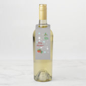 クリスマスボトルハンガーラベル ボトルネックタグ (ボトル)