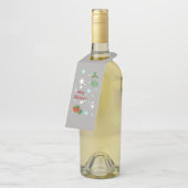 クリスマスボトルハンガーラベル ボトルネックタグ (アングル)