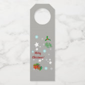 クリスマスボトルハンガーラベル ボトルネックタグ (裏面)