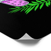 クリスマスボバティーギフトメンズウィメンズクリスマスツリー ポスター (角)