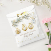 クリスマスボホメリー小さな赤ちゃんシャワー フェイバーバッグ (封をした状態)