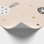 クリスマスボホモダンヴィンテージ包装紙 ラッピングペーパー (角)