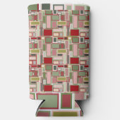 クリスマスボホ長方形 スリム缶クーラー (正面)