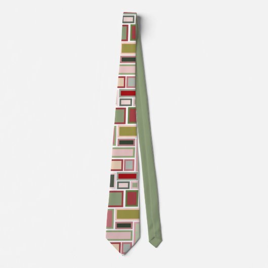 クリスマスボホ長方形 ネクタイ (正面)