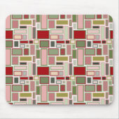 クリスマスボホ長方形 マウスパッド (正面)