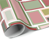 クリスマスボホ長方形 ラッピングペーパー (ロールコーナー)