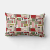 クリスマスボホ長方形 ランバークッション (裏面)