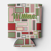 クリスマスボホ長方形 缶クーラー (正面)