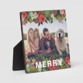 クリスマスボメリータニカルタイプ フォトプラーク (正面)