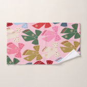 クリスマスボーズコケットピンク バスタオルセット (ハンドタオル)