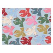 クリスマスボーズコケットブルー テーブルクロス (正面(横))