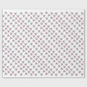 クリスマスボートでセーリングするペンギンメンズ ラッピングペーパー (フラット)