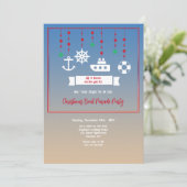 クリスマスボートモバイル 招待状 (スタンド正面)