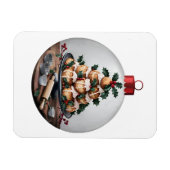 クリスマスボードボールプロフィテロールズベーカー マグネット (横)