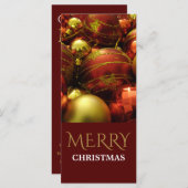 クリスマスボードメニュー メニュー (正面/裏面)