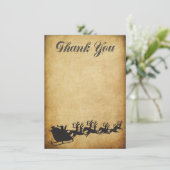 クリスマスボーナスホリデーサンキューカード 招待状 (スタンド正面)