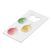 クリスマスボーバル クレジットカード栓抜き (裏面アングル)