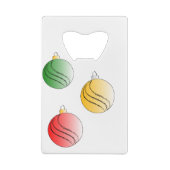 クリスマスボーバル クレジットカード栓抜き (裏面)