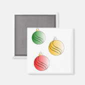 クリスマスボーバル マグネット (正面/裏面)