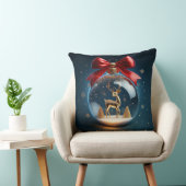 クリスマスボーブルのゴールデンディアーオーナメント クッション (椅子)